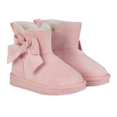 A'Dee Girls Pink Bow Ugg Boots